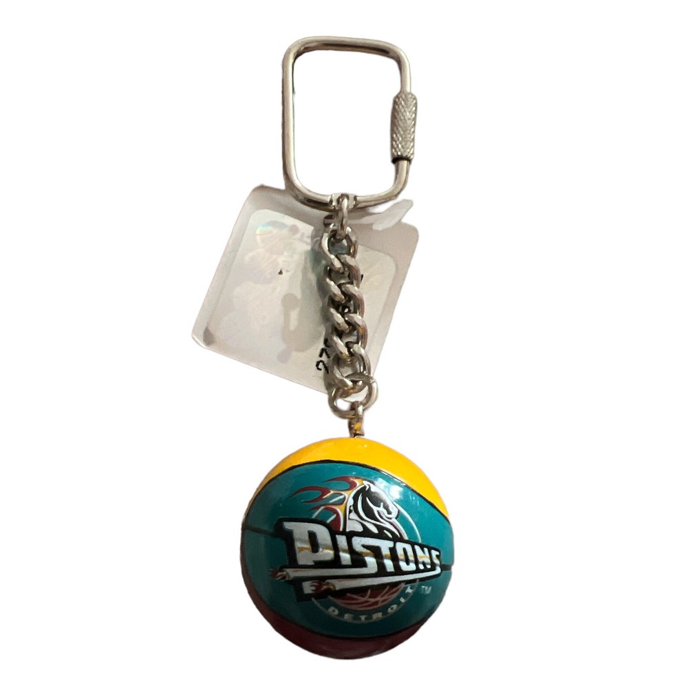 NBA Detroit Pistons Basketball Lil' Brat Key Chain NEW Vintage 80s